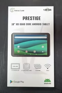 Visual Land Prestige 10-inch 128 GB Android Tablet (2023 Model) - Picture 1 of 3