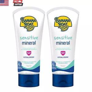 Sensitive 100% Mineral Sunscreen Lotion SPF 50 Twin Pack | Body Sunscreen, Sensi - Picture 1 of 7