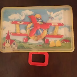 Vintage Chicco Airplane Pull-String Music Box Working. - Picture 1 of 7