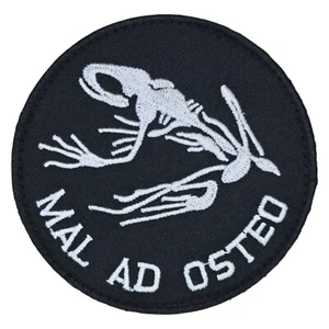 PARCHE GANCHO TÁCTICO FROGMAN MAL AD OSTEO NAVY SEAL BAD TO THE BONE SWAT - Imagen 1 de 2
