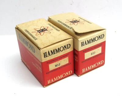 Pair Vintage NOS Hammond 832 Audio Broadcast Transformers - Image 1 of 4