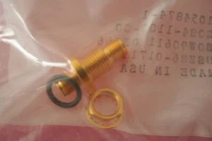 Conector RF chapado en oro 1-AMP 1054874-1 **Obsoleto - Difícil de encontrar** - Imagen 1 de 2