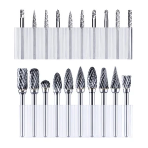XCAN 20X Frässtifte Hartmetallfräser 3mm Schaft Rotationsfräser für Gravieren  - Bild 1 von 7