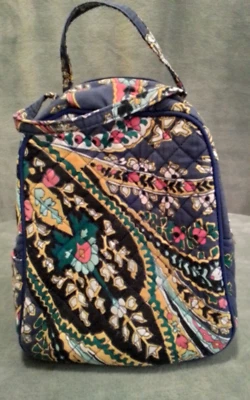 Vera Bradley Lancheira Romântica Paisley Isolada Azul Rosa Verde Amarelo Roxo - Imagem 1 de 4