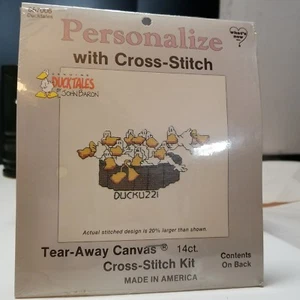 Personalize with Cross Stitch Ducktales By John Baron Duckuzzi NIP - Picture 1 of 3