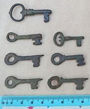 ***UNIQUE Lot  of  5  Medieval Iron Keys + 1 c1600 Key  English Norfolk