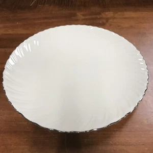 LENOX WEATHERLY 12-3/4"  ROUND SERVING PLATTER CHOP PLATE - Picture 1 of 12