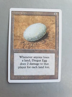 Dingus Egg , MTG Revised Edition (1994) Rare Artifact NM - Image 1 of 2