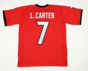 Lorenzo Carter Signed Georgia Bulldogs Jersey (PSA) Atlanta Falcons Linebacker - Picture 1 of 5