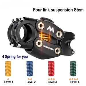 Shock-Absorbing Bike Handlebar Stem Shock Stop Suspension Stem for Road Gravel - Picture 1 of 14