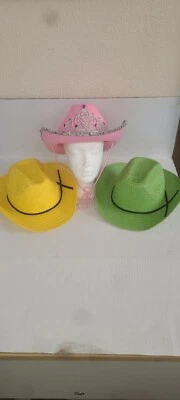 Sombreros de Fiesta Occidental Gorras Disfraz Bar Salto Fraternidad Hermandad Fiestas Temáticas Foto 1 de 4