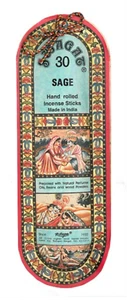 Sage, Swagat Natural Hand Rolled Incense, 30 Stick Package - Picture 1 of 1