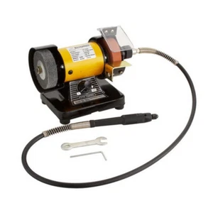 220V Bench Lathe Jewelry Polishing Machine with Flexible Shaft Grinder 10000RPM - Picture 1 of 1