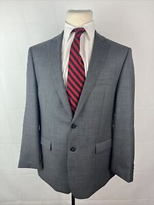 EXTREME SLIM FIT Calvin Klein Men's Gray Wool Suit 44R 38X30 $695