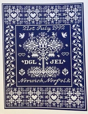 Long Dog Samplers Wedding OOP RARE - Image 1 of 4