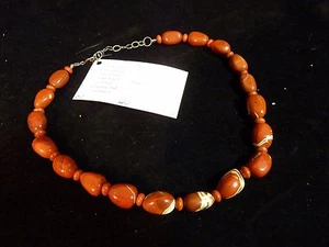 Bead Necklace Created by Artisan Linda Sudimack 21" - Picture 1 of 3