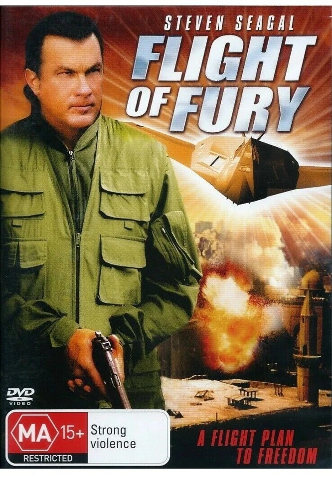 Flight Of Fury - Steven Seagal - Region 4 Like New Dvd - Image 1 of 1