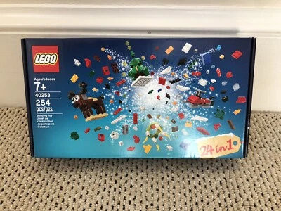 Lego 40253 Christmas Advent 2017 Building Set New Sealed Box 24 in 1 Holiday Box - Image 1 of 4