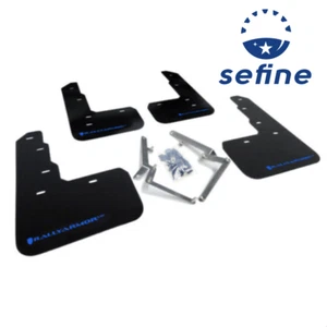 Rally Armor Black Mud Flap Blue Logo for 17-2019 Civic Type R # MF47-UR-BLK/BL - Bild 1 von 6