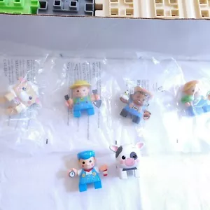 Little Tikes Waffle Blocks Steam Train Deluxe BUDDIES Complete Set of 6 PLS READ - Picture 1 of 1