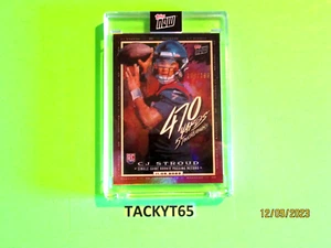 2023 Topps Now C.J. Stroud Foil Border Rookie CJ1 #D /199 - Bild 1 von 4