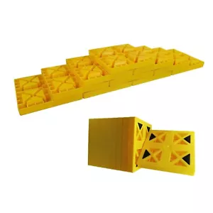 10 pcs MOTORHOME LYNX LEVEL LEVELLING BLOCKS + STORAGE BAG caravan ramp - Picture 1 of 3