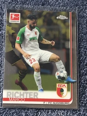 2019-20 Topps Chrome Bundesliga #36 Marco Richter  FC Augsburg Soccer  - Imagem 1 de 3