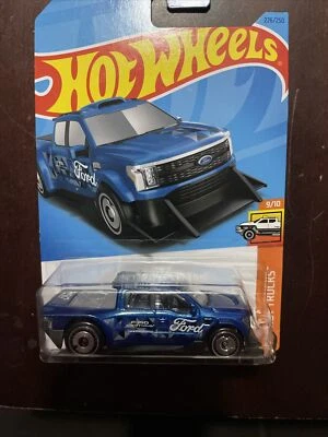 2023 HOT WHEELS * Q CASE * FORD F-150 LIGHTNING CUSTOM BLUE HW HOT TRUCKS 9/10 - Image 1 of 3