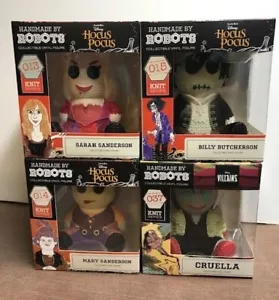 Handmade By Robots Figures Disney Cruella Hocus Pocus Sarah Billy Mary Brand New - Picture 1 of 2