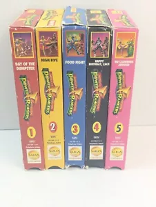 Mighty Morphin Power Rangers VHS Collector's Set 1-5 – Saban – Rare Vintage - Picture 1 of 22
