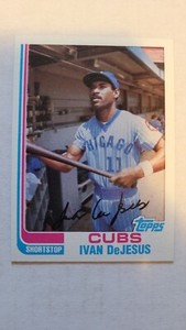 1982 TOPPS IVAN DEJESUS #484 NM