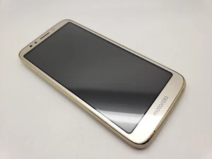 (TESCO) Hardly Used Gold Motorola Moto E 5th Generation Smartphone (16GB) - Picture 1 of 11