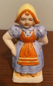 Holländisches Mädchen Zahnstocherhalter/Übertopf - handbemalt - Made in Occupied Japan - Bild 1 von 5