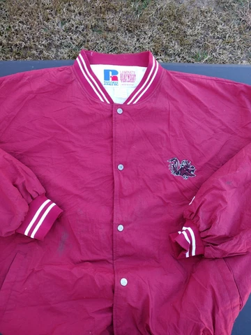 Vtg Russel South Carolina Gamecocks Coat Jacket Cover