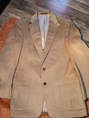 vintage 90s Warren Sewell Brown corduroy Blazer 40 Med - Image 1 of 4