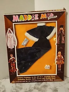 Maddie Mod Outfit 11,5" Bambola Moda 1787 Viola Velluto Confezione Originale Vintage - Foto 1 di 2