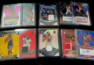 2024-25 Panini Total Certified Basketball Card Lot #s, Parallels, Inserts, RCs - Bild 1 von 13
