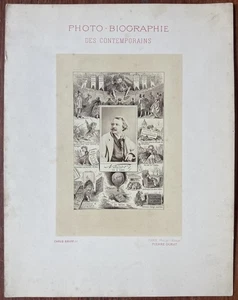 Photo-biographie des contemporains par Pierre Durat. Dessins Carlo Gripp. Nadar. - Picture 1 of 3