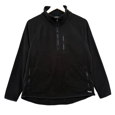 Regatta Great Outdoors Black Fleece Pullover Women’s Size 12 Half Zip Jacket - Image 1 of 4