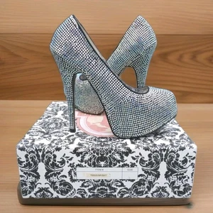 Bordello Collection Plateau-Pumps schillernd Strass 5,75" Stilleto 6R - Bild 1 von 17
