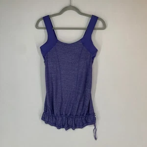 Lululemon Women Run Time Tank Built In Bra 8 Purple Workout Yoga Gym - Picture 1 of 8