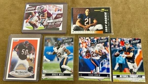Chicago Bears Football Karten Lot-Mack, Singletary, Trubisky, Sweat, T Cohen, Autry - Bild 1 von 2