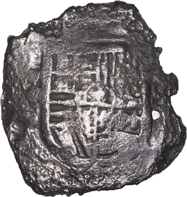 Concepcion Shipwreck (1641) MEXICO Mexico City Silver Cob 8 Reales with COA 1023 - Image 1 of 4