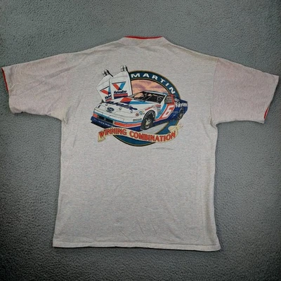 Camiseta De Colección NASCAR Mark Martin Valvoline Racing Para Hombre Talla XL/L 90s Hecha en EE. UU. Foto 1 de 4