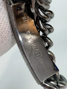 MAISON MARGIELA 925 Silver ID Bracelet - Picture 1 of 8
