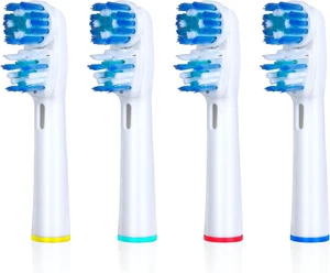 Testine di Ricambio Compatibili con Oral B - Design Doppio Pulizia, Doppia Clea - Foto 1 di 12