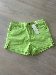 Copper Key Mädchen limettengrün Denim Shorts Größe 12-Neu mit Etikett - Bild 1 von 1
