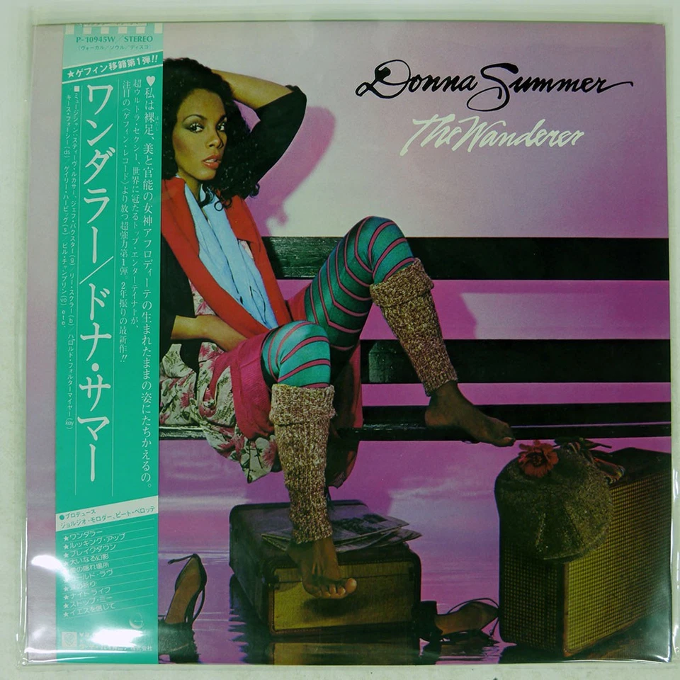 DONNA SUMMER WANDERER GEFFEN P10945W Japan OBI VINYL LP Foto 1 de 1