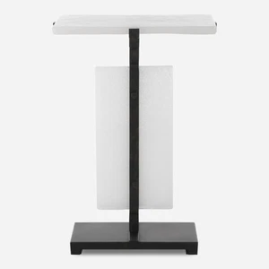 Uttermost 25778 Elements Bubble 17"W Glass Top Metal Accent Table - Bronze - Picture 1 of 5