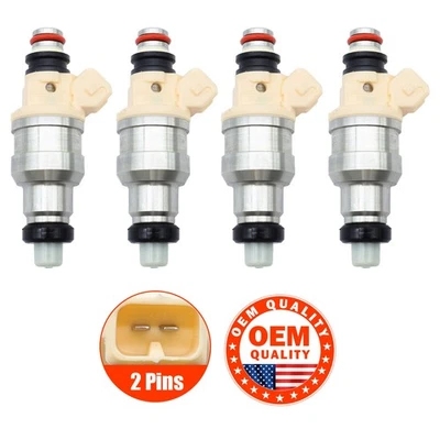 4x Fuel Injectors for DODGE COLT GL 1990 GT 1989-1990 INP-051 MD111421 MD141263 Foto 1 de 4